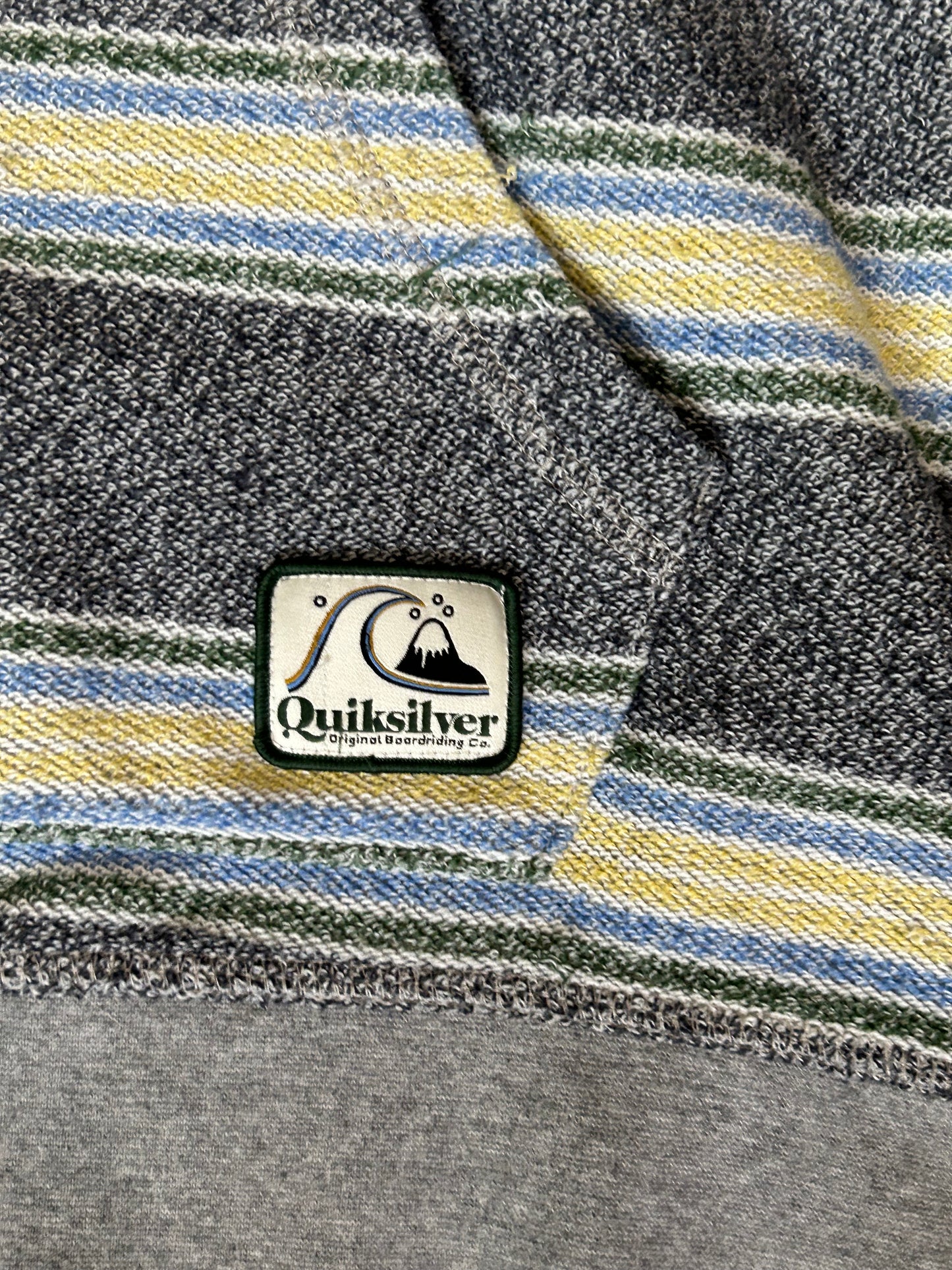 Striped Baja-Style Pullover Hoodie